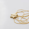 Star of David 2 leveled necklace - 18k solid gold