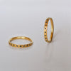 Band ring - black diamonds