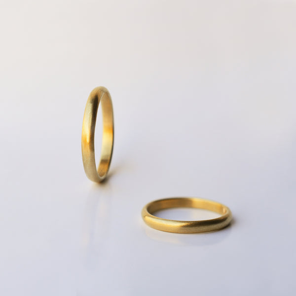 Classic Wedding Ring - 18k solid gold two