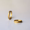 Spiral Wedding Ring - 18k solid gold