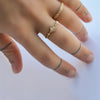Geometric Octagon Ring - 18k gold & Diamonds