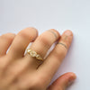 Royal Octagon Ring - 18k gold & Diamonds