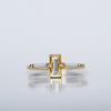 Floating Taper Ring - 18k gold & Diamonds