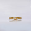 Princess ring - 18k solid gold & diamonds