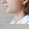 Drop earrings - 18k solid gold & Sapphire.