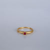 Ruby ring - 18k solid gold