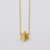 Star of David 2 leveled necklace - 18k solid gold