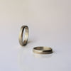 Spiral Wedding Ring - 18k solid gold
