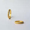 Pyramids Wedding Ring - solid gold