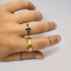 Black Dragonfly Ring On hand