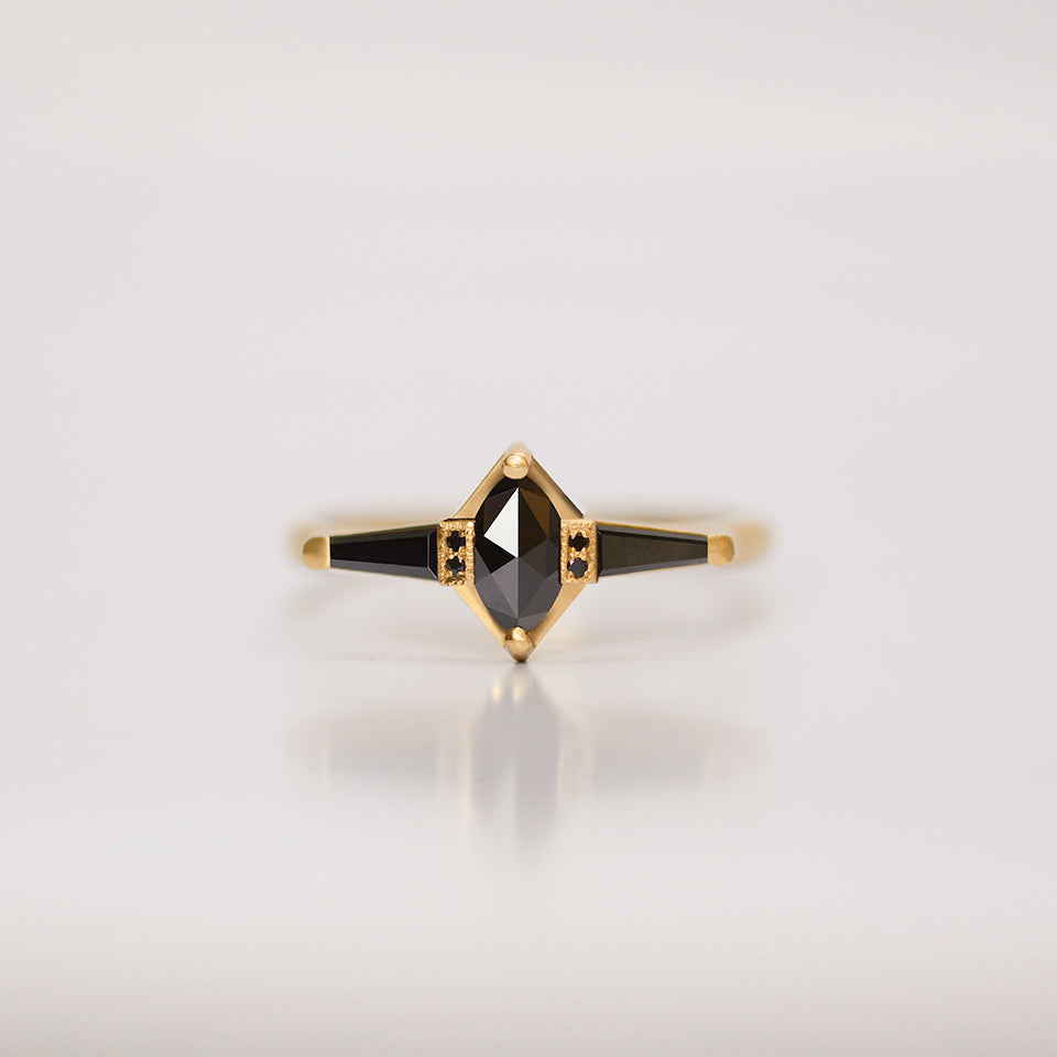 Black Dragonfly Ring