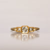 Cushion Diamond Ring - 18k solid gold & Diamondss