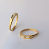 Taper Diamond Ring - 18k solid gold