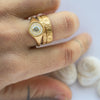 Icy Diamond Ring - 18k solid gold