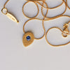 Drop necklace - 18k gold & Sapphire